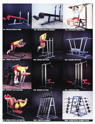 0011EXERCISE UNITS, BENCHS, RACKS