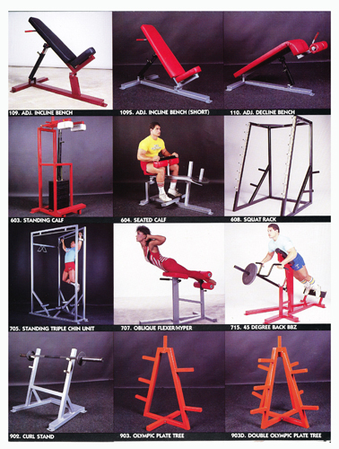 0013EXERCISE UNITS, BENCHS, RACKS