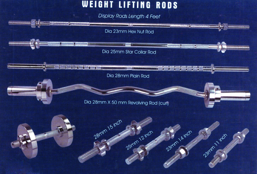 0024CHROME STEEL BARS (Standard  Olympic)