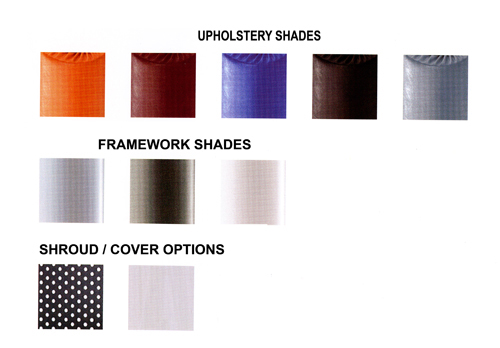 30. UPHOLSTERY FRAMEWORK & WEIGHT COVER SHADES