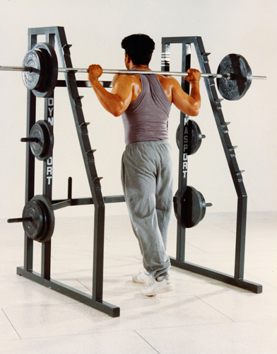 003POWER SQUATS STAND  BARBELL RACK