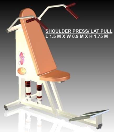 09shoulder press - lat pull